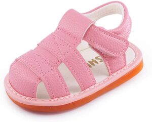 Myppgg Baby Boy Girl Summer Squeaky Sandals
